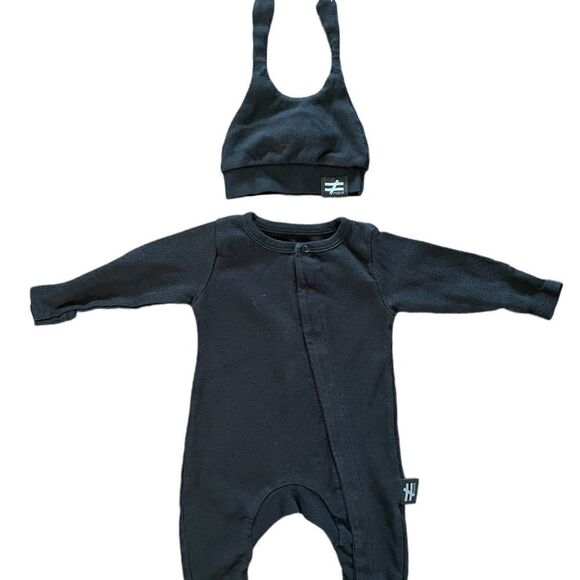 Moi Noi one piece and beanie/hat, 9-12months - Picture 2 of 3